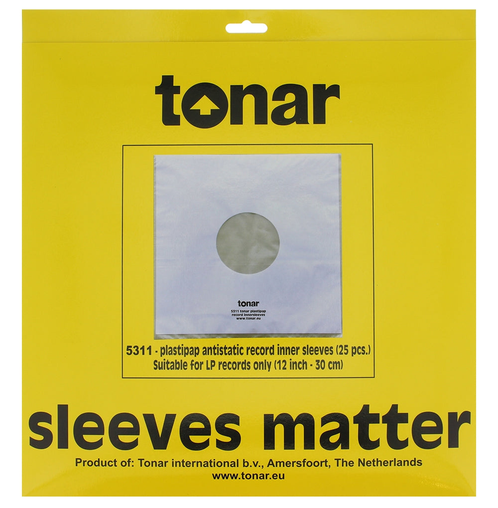Tonar Plastipap Inner Record Sleeves (25pcs.)