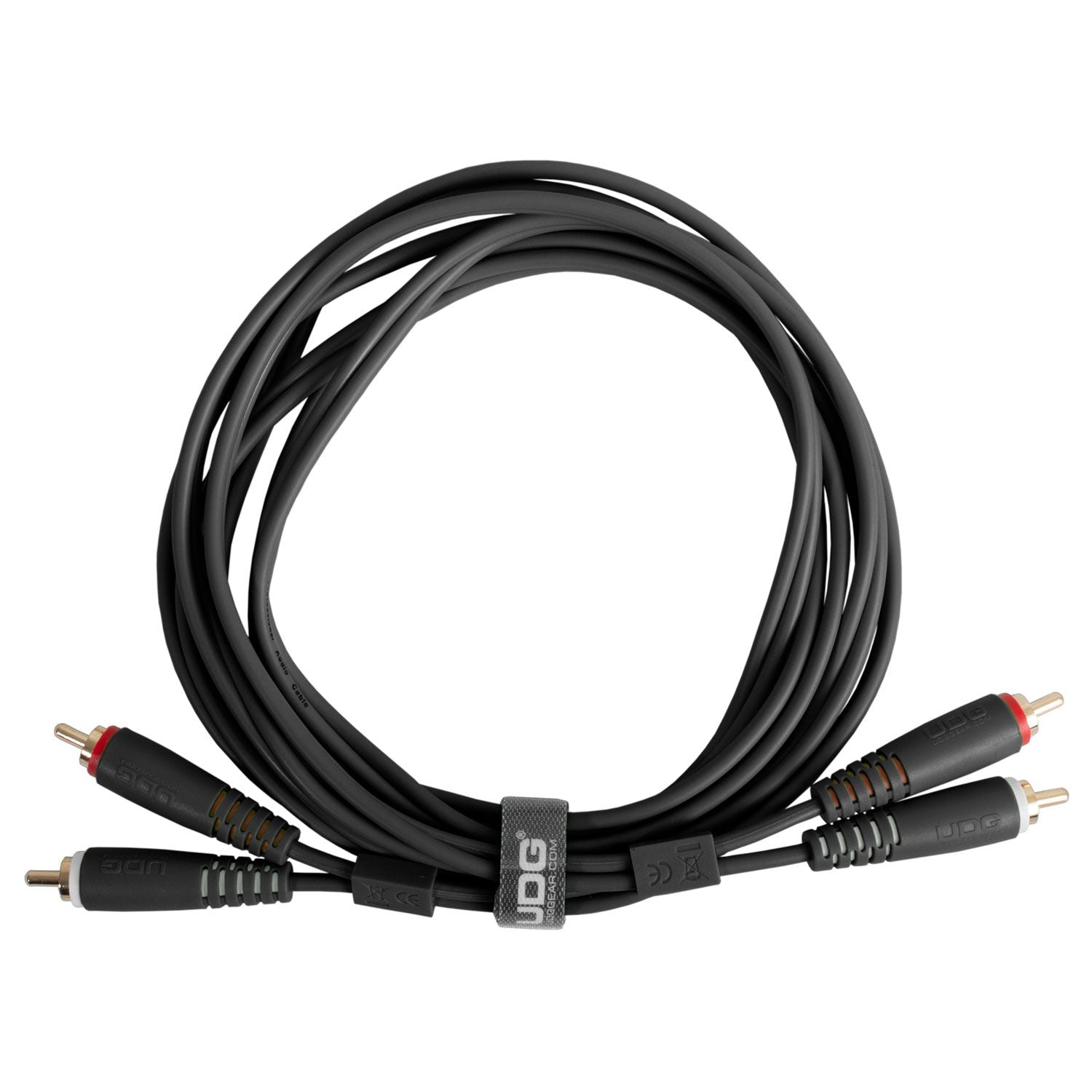 UDG Ultimate Audio Cable Set RCA - RCA Black Straight 3m - (U97003BL)
