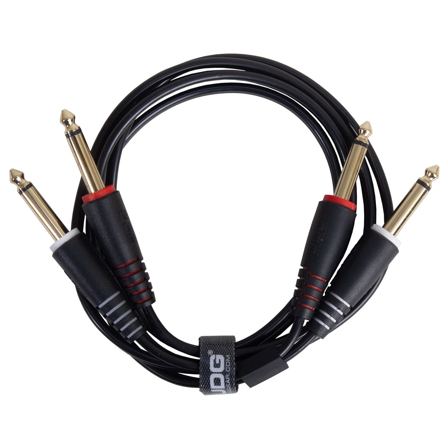 UDG Ultimate Audio Cable Set 1/4'' Jack - 1/4'' Jack Black Straight 1.5m (U97002BL)