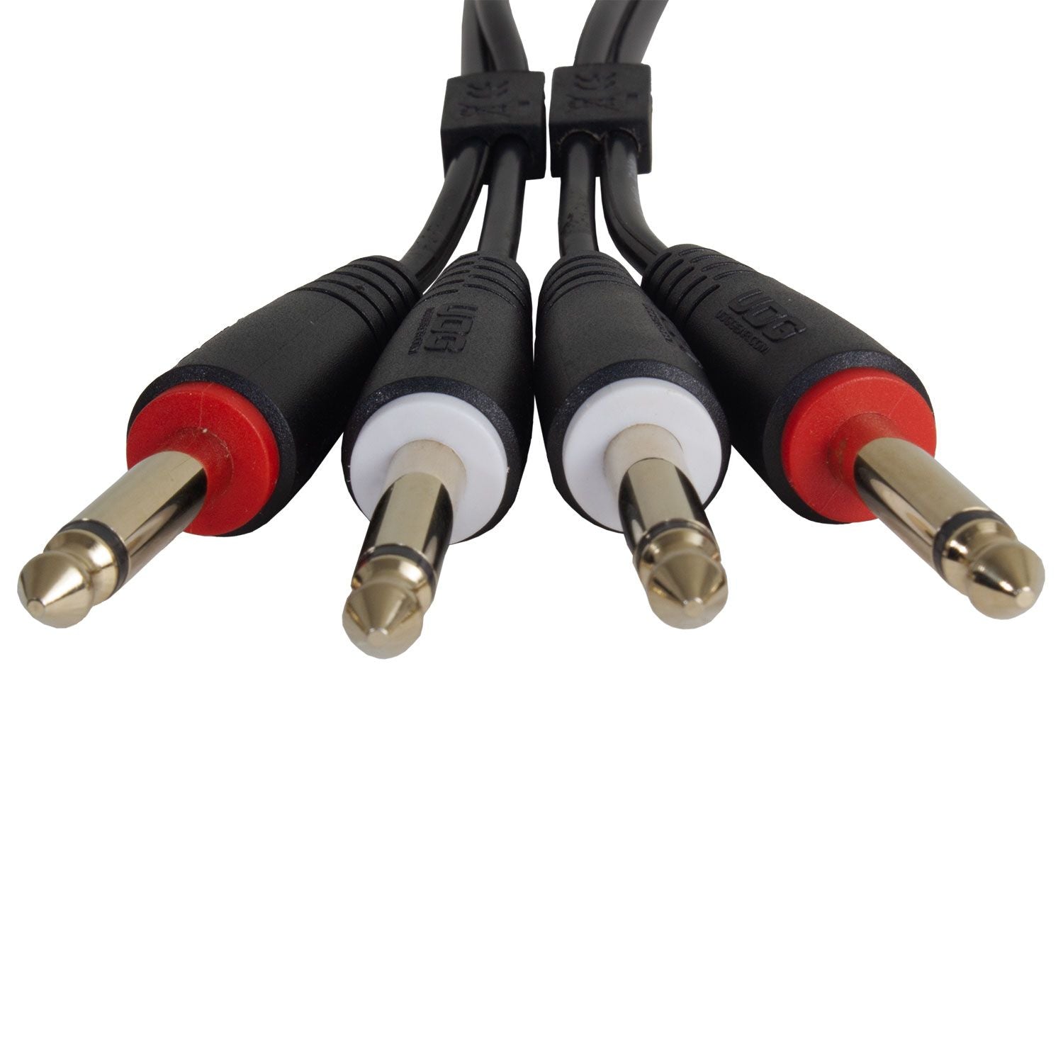 UDG Ultimate Audio Cable Set 1/4'' Jack - 1/4'' Jack Black Straight 1.5m (U97002BL)