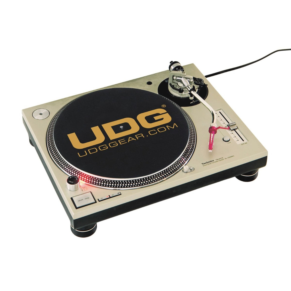 UDG Ultimate Pladespiller Slipmat Sæt Sort/Gylden (U9935)