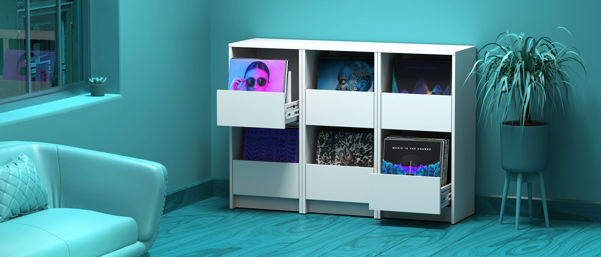 Glorious Vinyl Vault (White)