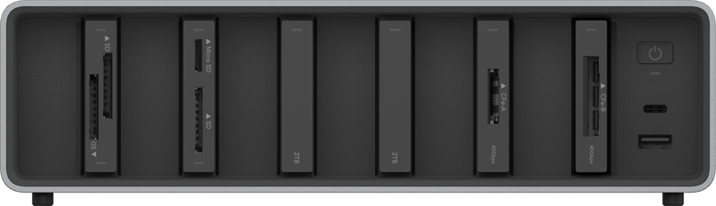 Lexar Workflow Go (med Thunderbolt4 Uplink, 6-moduls bay)