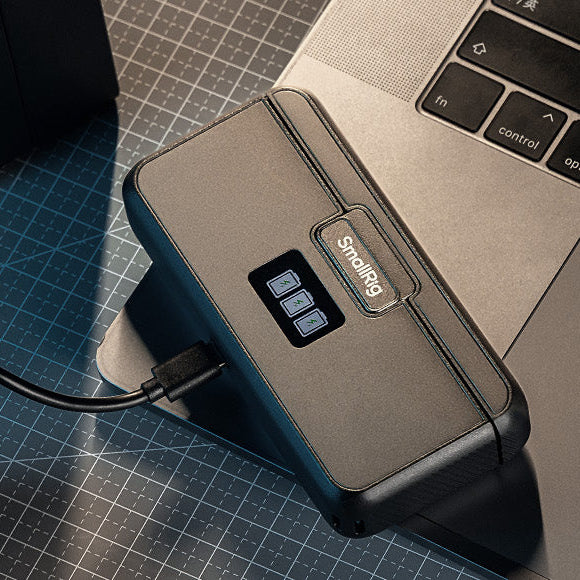 SmallRig GoPro Kamera Batterisæt (3 stk. + Opladningsetui) (4565)