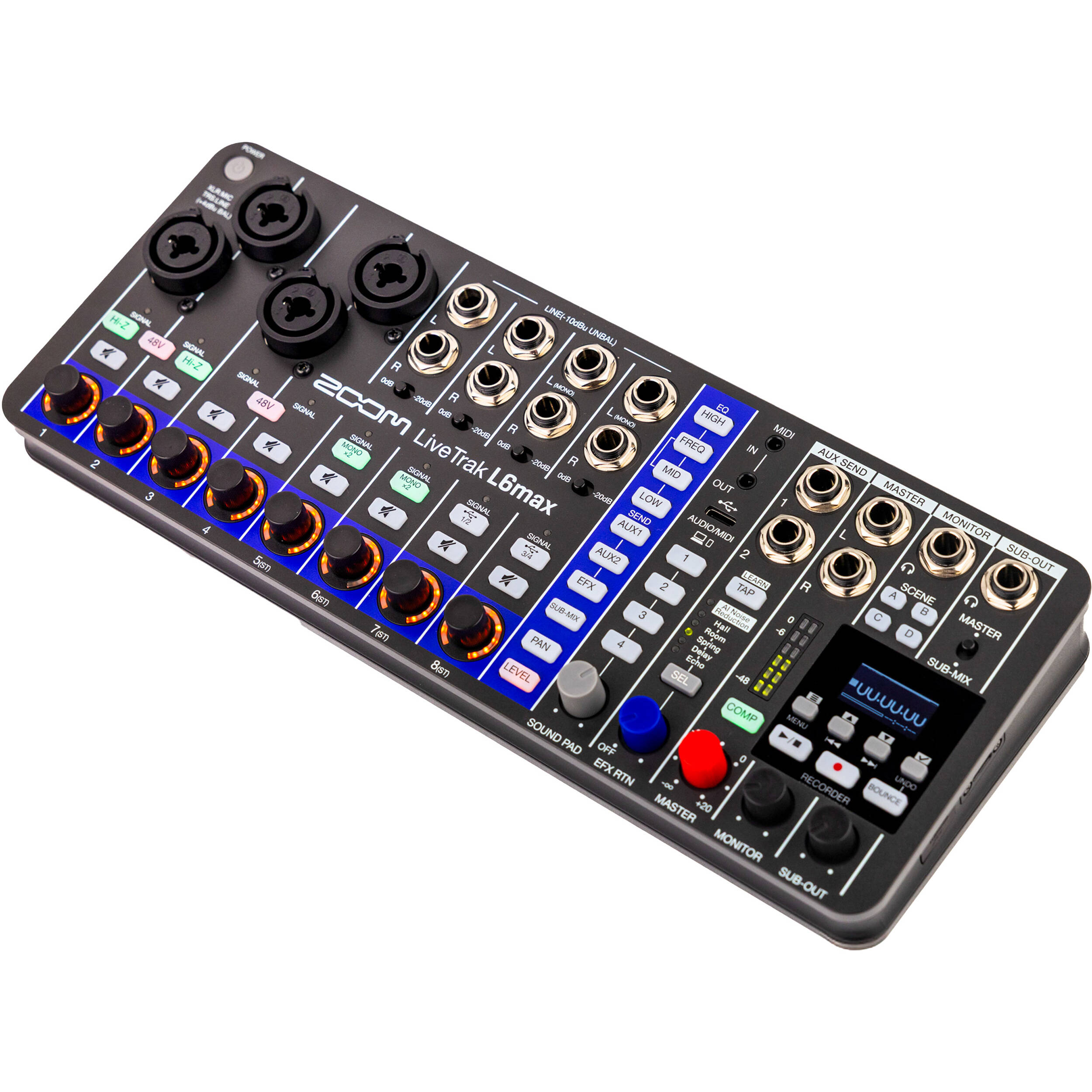 Zoom LiveTrak L6max
