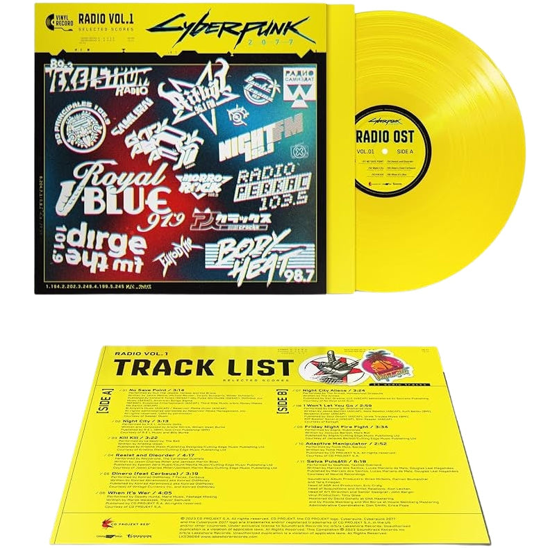 Cyberpunk 2077 Radio Vol.1 (Yellow) Vinyl LP