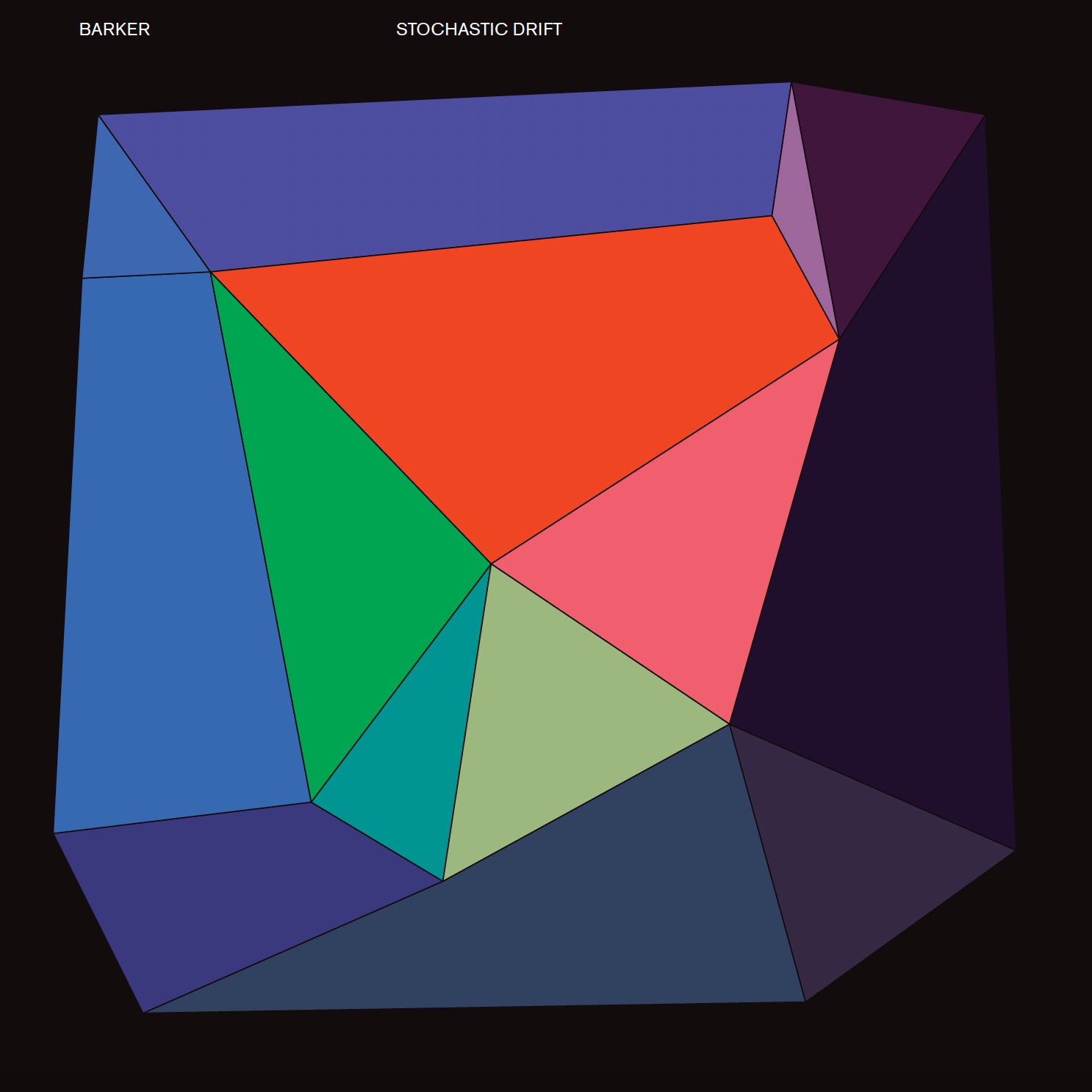 Barker - Stochastic Drift (Black) Vinyl LP