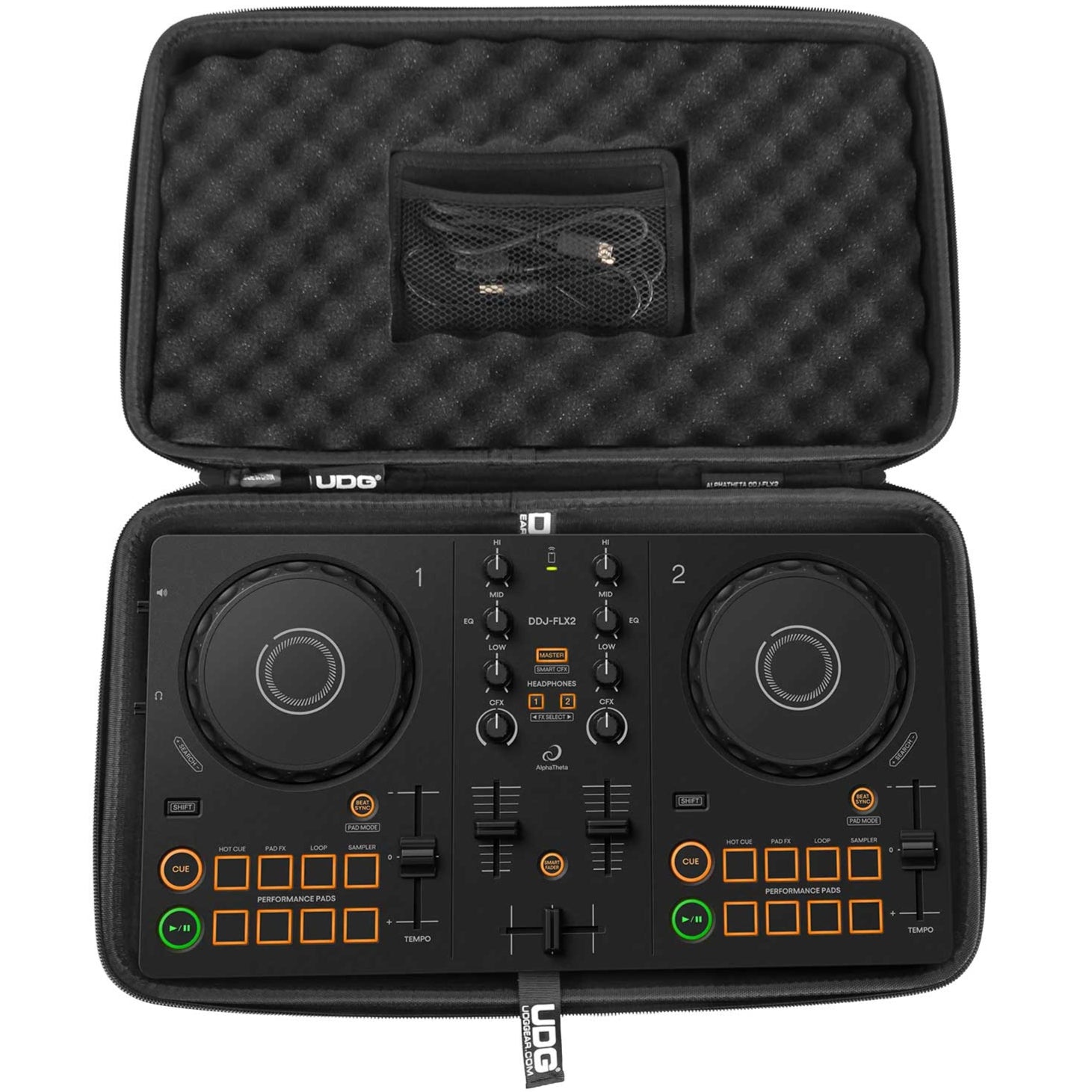 UDG Creator AlphaTheta DDJ-FLX2 Hardcase Sort (U8331BL)