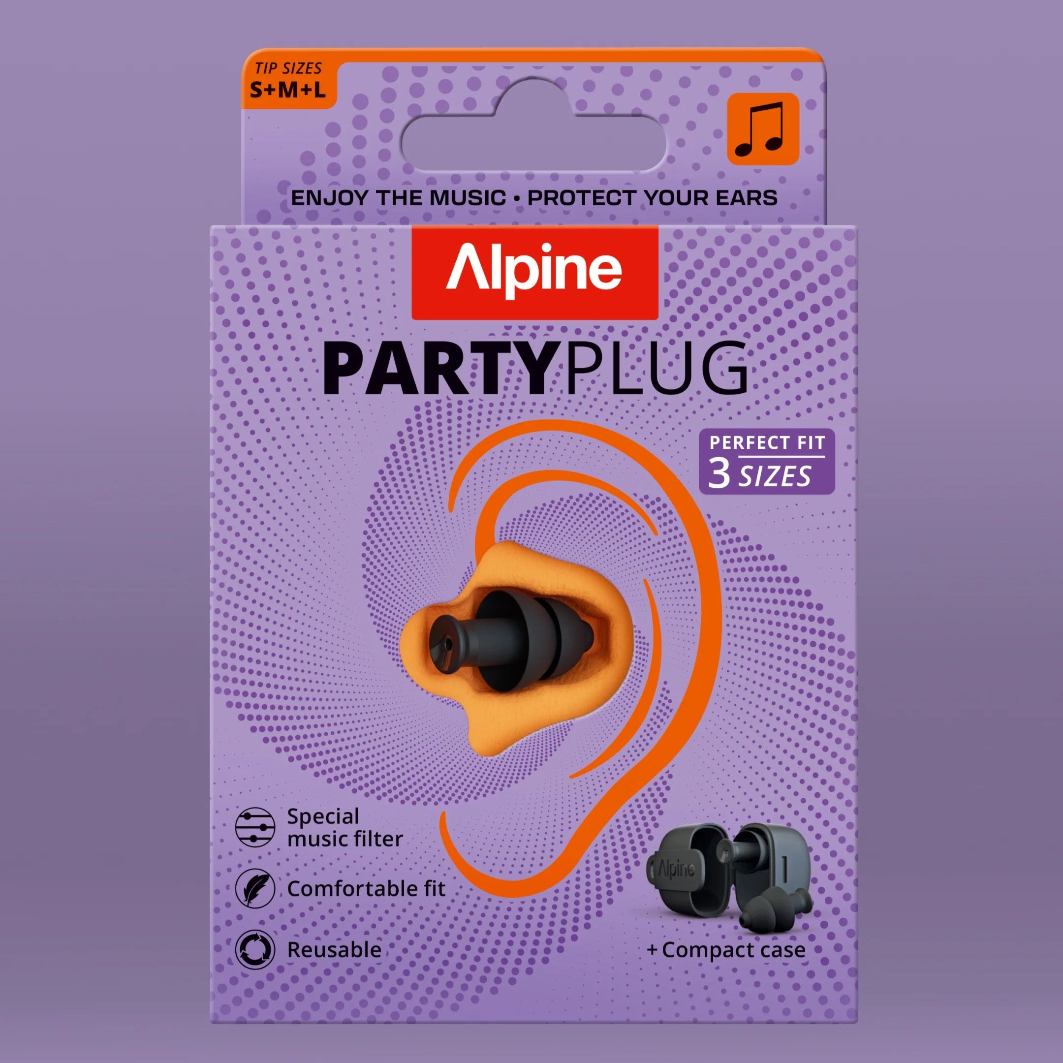 Alpine PartyPlug ørepropper (gennemsigtige)