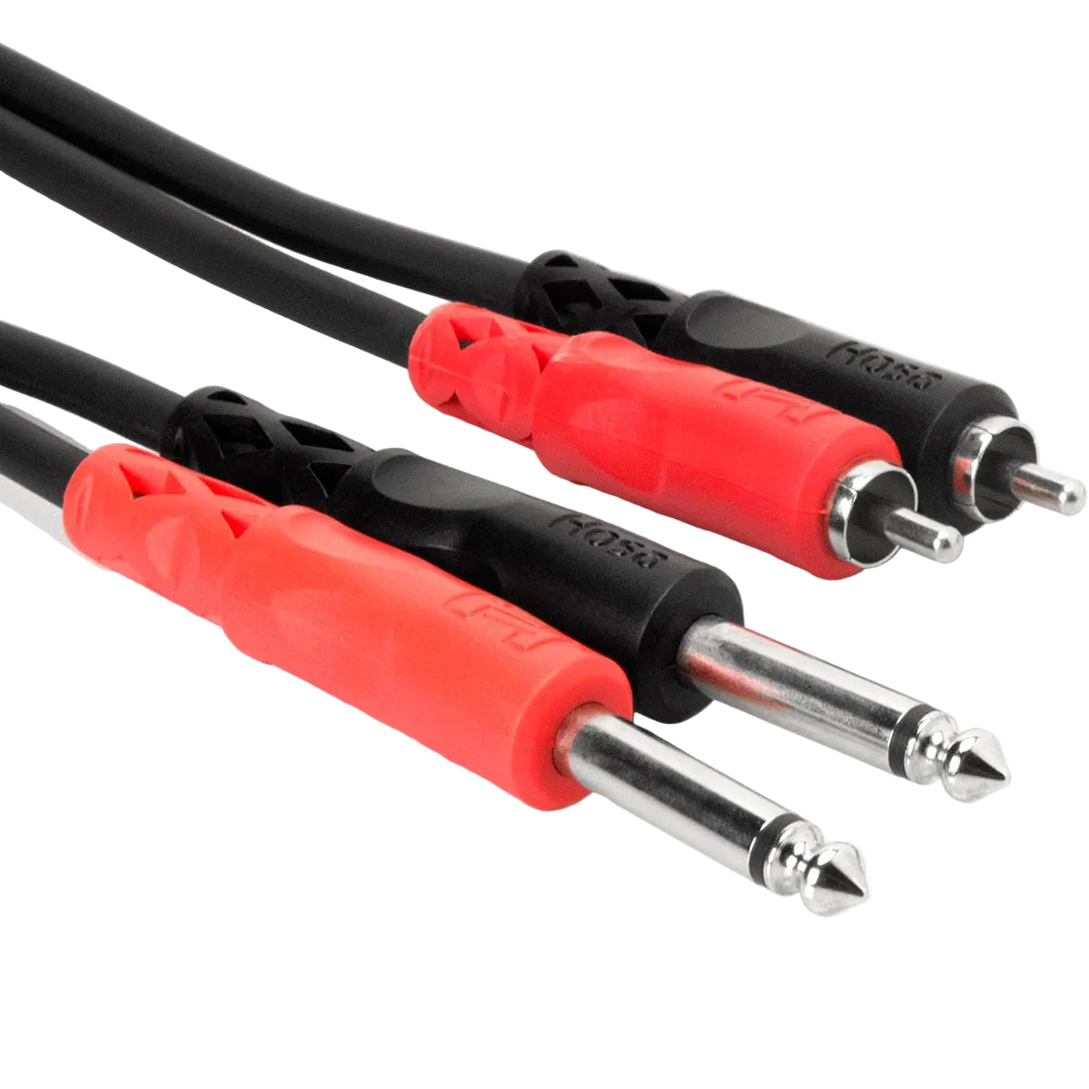 Hosa CPR-201 Dual 6.3mm TS - Dual RCA Cable 1m - Soundium