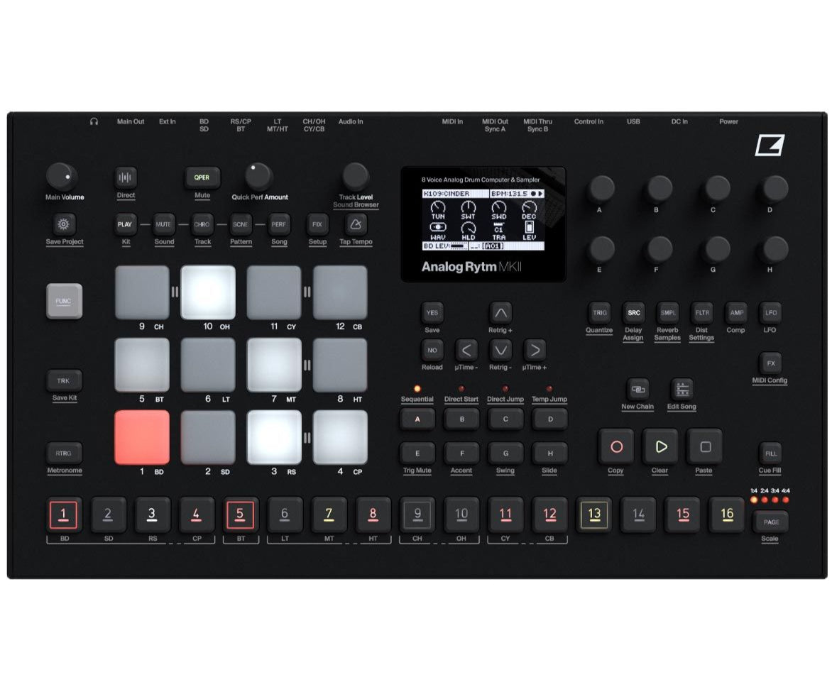 Elektron Analog Rytm MK2 (sort)