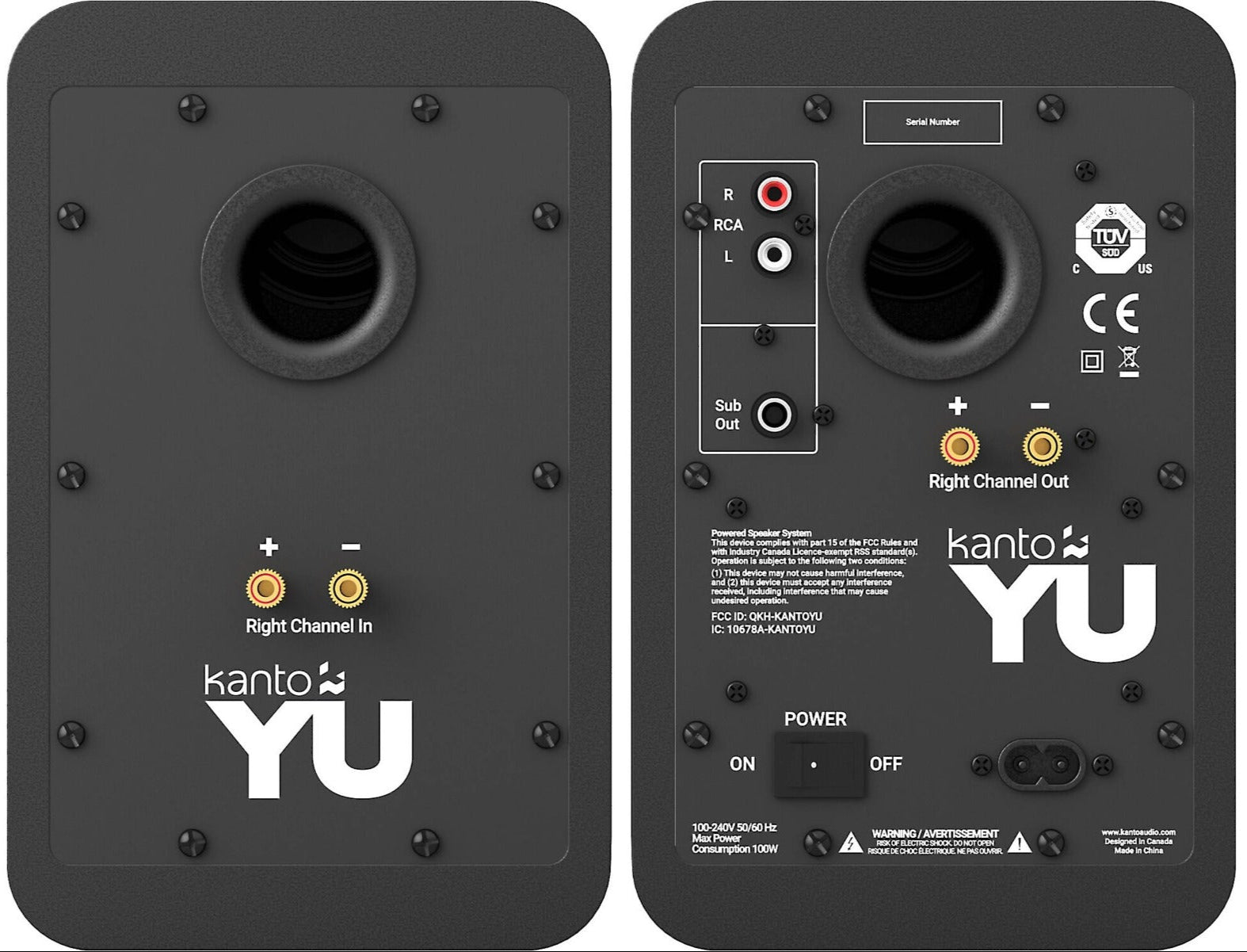 Kanto YU (Pair, Black)