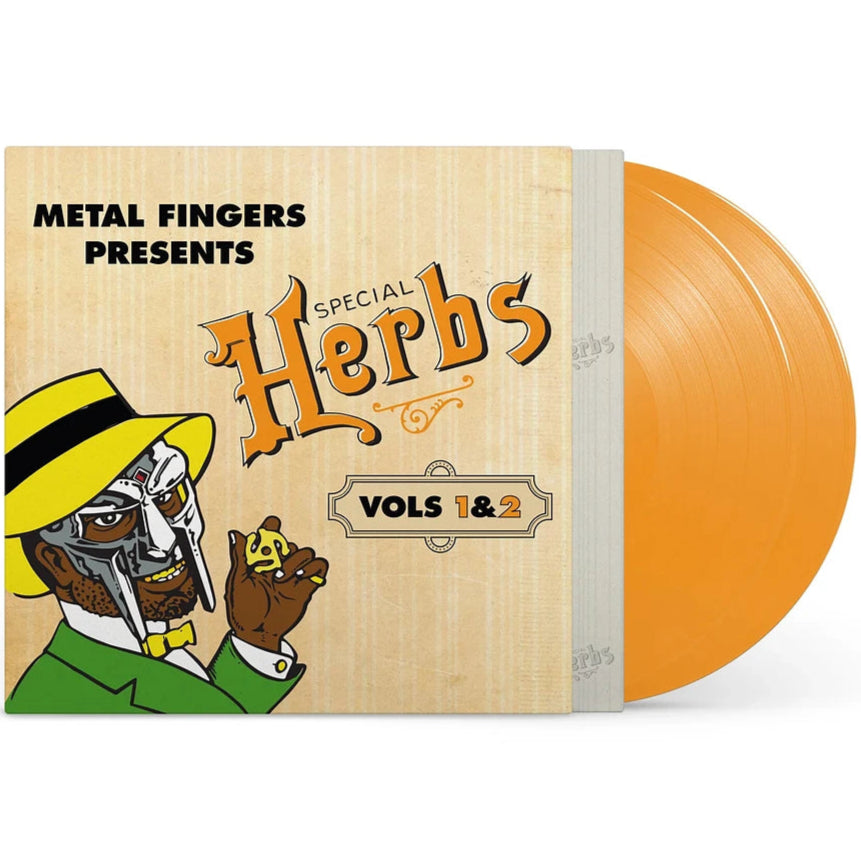MF Doom - Metal Fingers Presents: Special Herbs Vol. 1 & 2 (Mustard Yellow) Vinyl 2LP