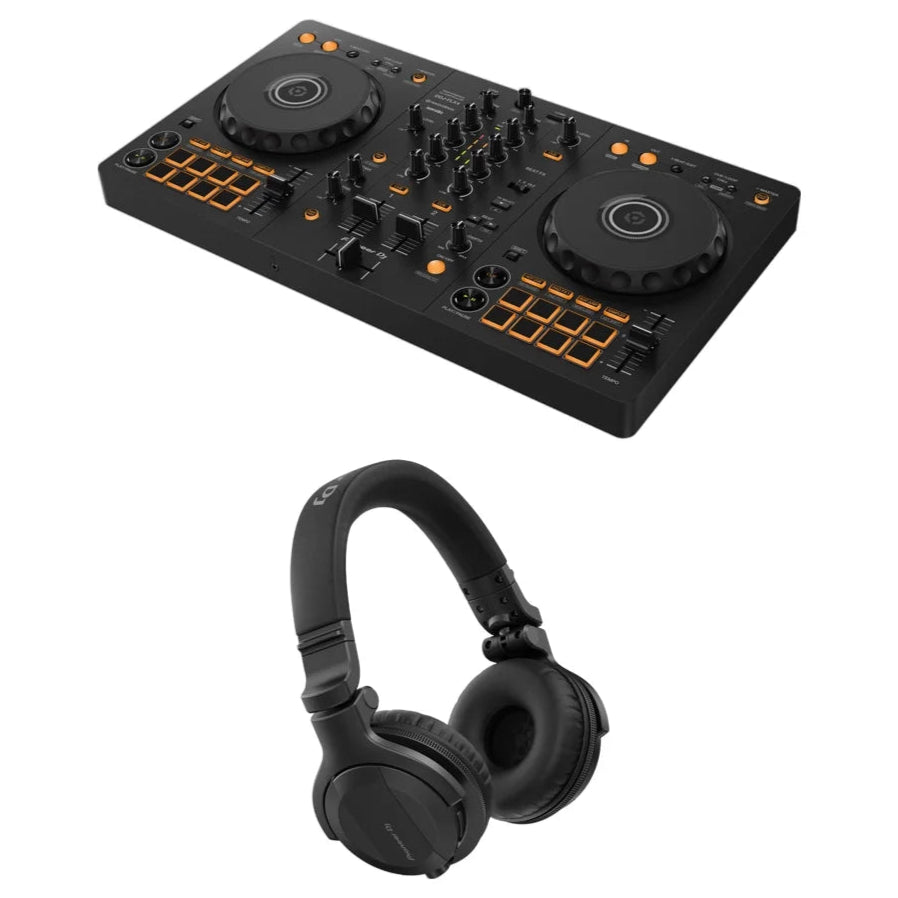 AlphaTheta / Pioneer DDJ-FLX4 + Pioneer HDJ-CUE1 (Bluetooth) Bundle