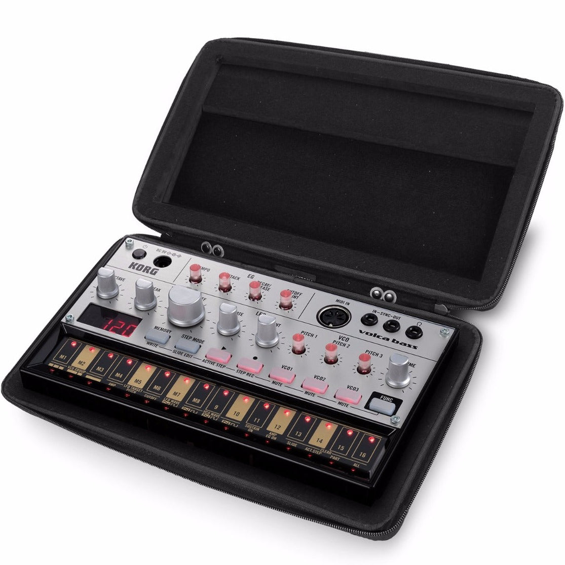 UDG Creator Korg Volca Hardcase Black (U8435BL)