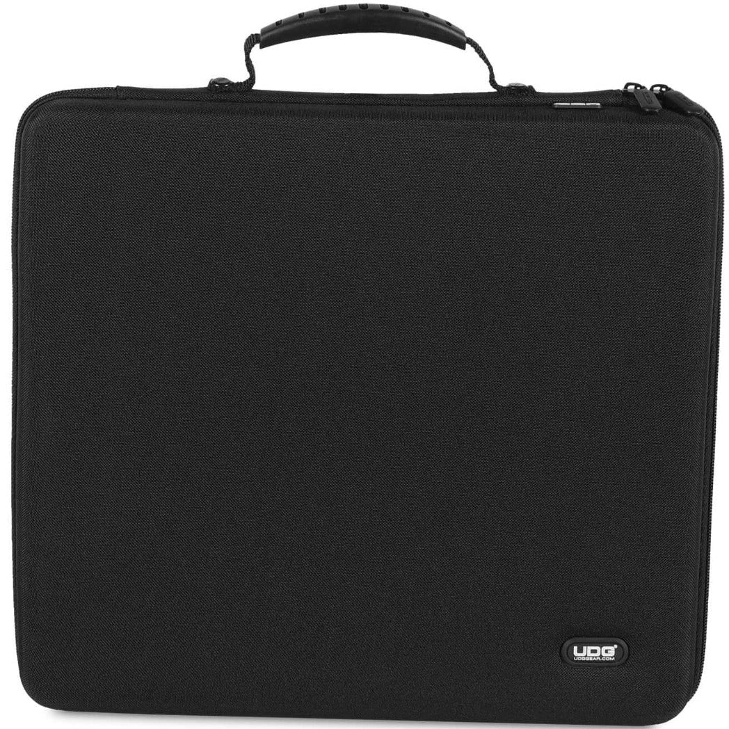 Black UDG hardcase for Novation Circuit Tracks and Rhythm controllers, featuring a sleek, durable design.