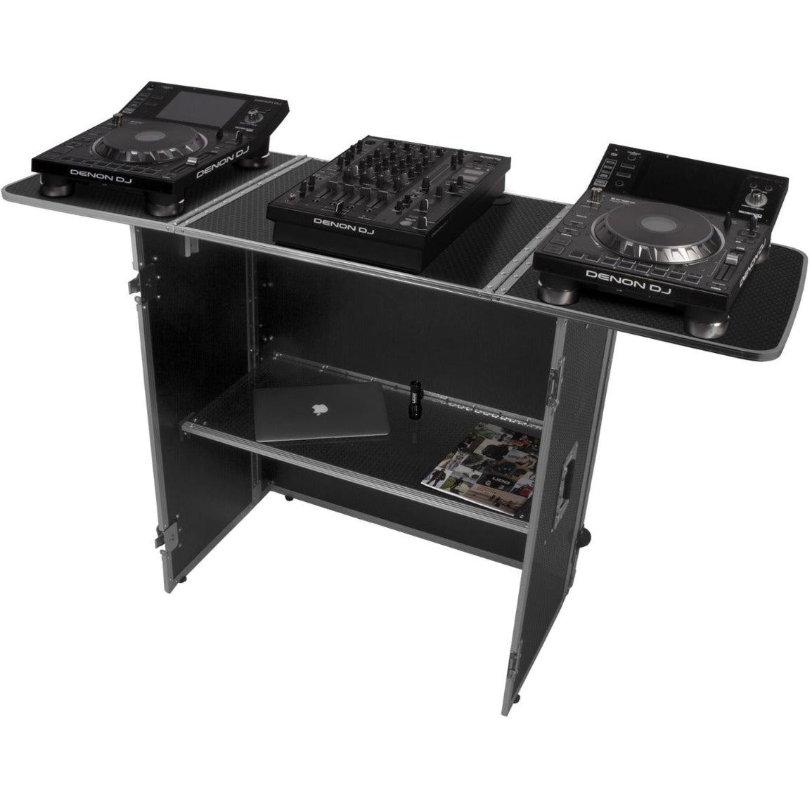 UDG Ultimate Fold Out DJ Bord Silver MK2 Plus (Hjul) (U92049SL2)
