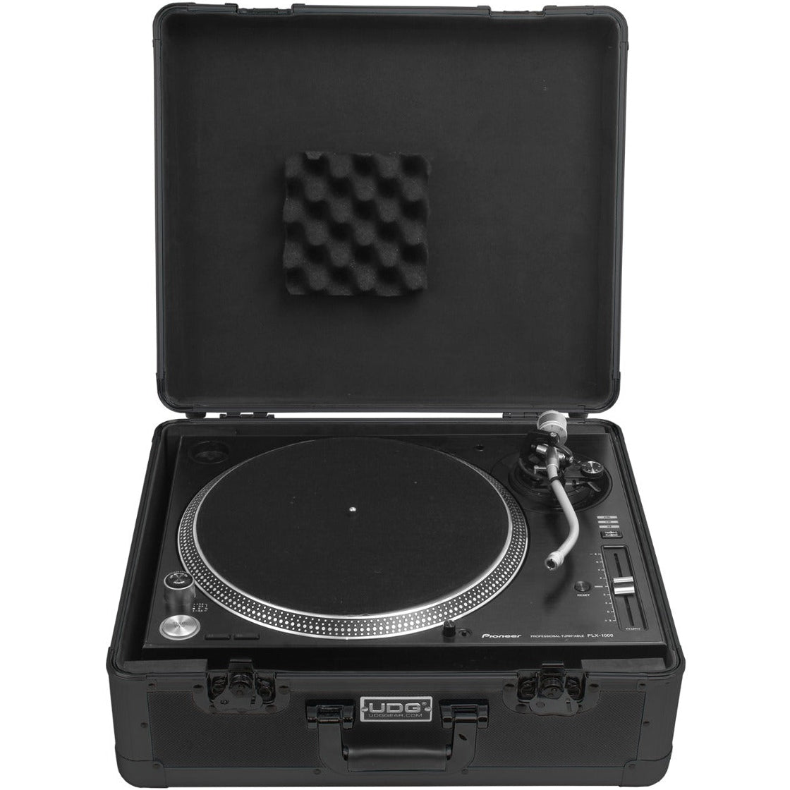 UDG Ultimate Pick Foam Flight Case Multi Format Turntable Black (U93016BL)