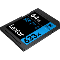 Lexar 64GB Professional 633X UHS-I SDXC Memory Card