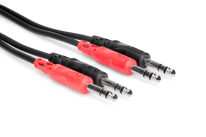 Hosa CSS-203 Dual 6.3mm TRS - Dual 6.3mm TRS Kabel 3m