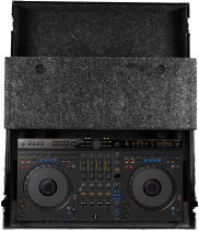 UDG Ultimate Flight Case AlphaTheta DDJ-GRV6 Black Plus (Laptop Shelf, U91104BL)